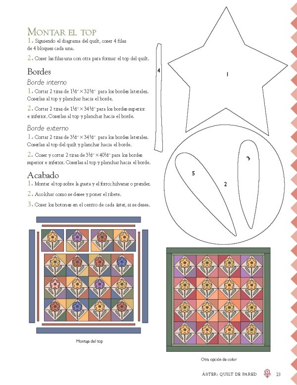 LIBRO APLICACIONES DE FLORES PARA QUILTS - Image 4